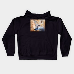 Fox Portrait Kids Hoodie